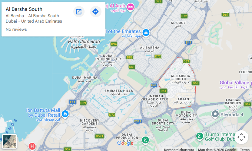 Map of Pilates Academy Dubai HQ in Jumeirah Bay X2